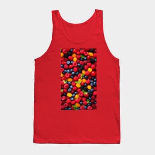 Berry Fun with Blueberries Raspberries Blackberries and Other Fruits Tank Top